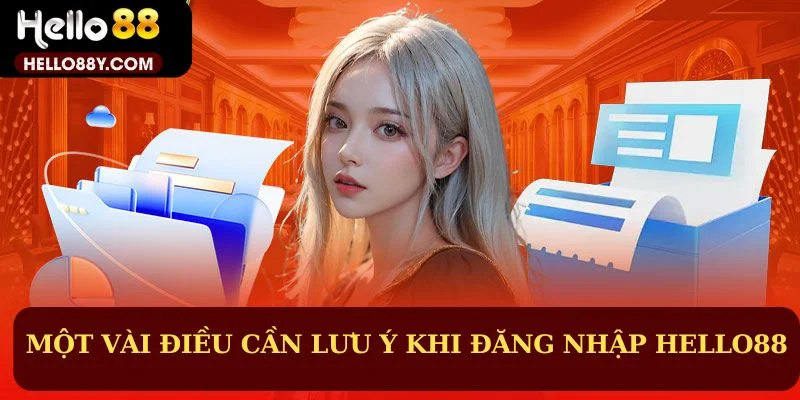 Vài điều lưu ý khi đăng nhập hello88